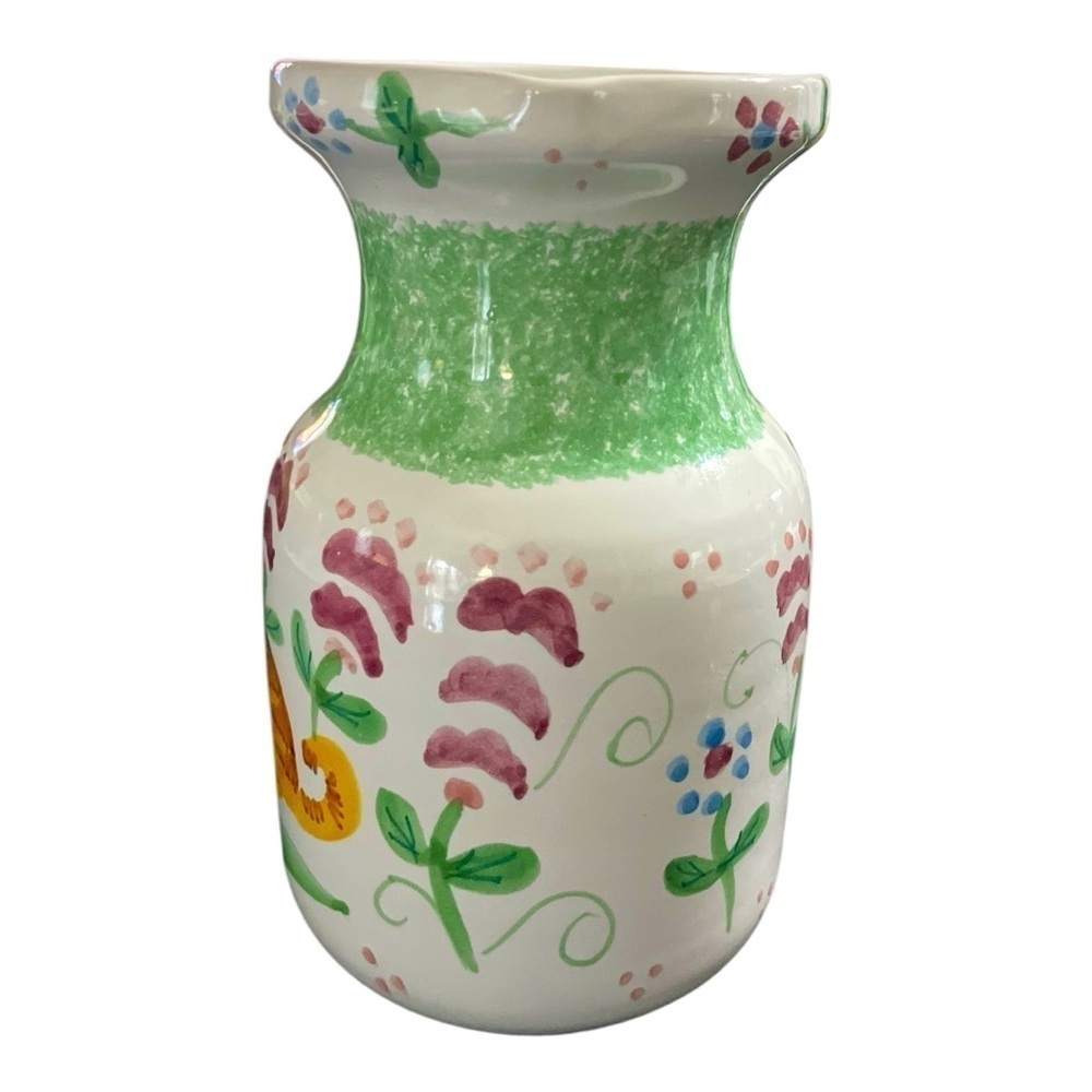Vintage Taste Setter by Sigma Italian Hand Painted Tabby Cat Pitcher Water Cream - Picture 2 of 10